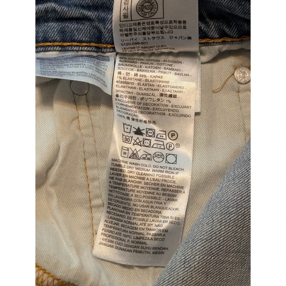 Levis 550 Relaxed Fit Jeans Blue Denim Mens 40x32 Medium Wash Pants‎ Classic